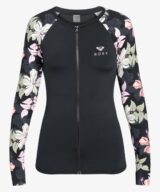 Quiksilver & Roxy Sunny Floral Ls Zip Lycra