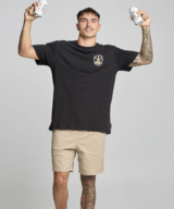 Mad Hueys Hooked for Life Ss Tee