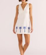 Minkpink Isadora Emb Mini Dress