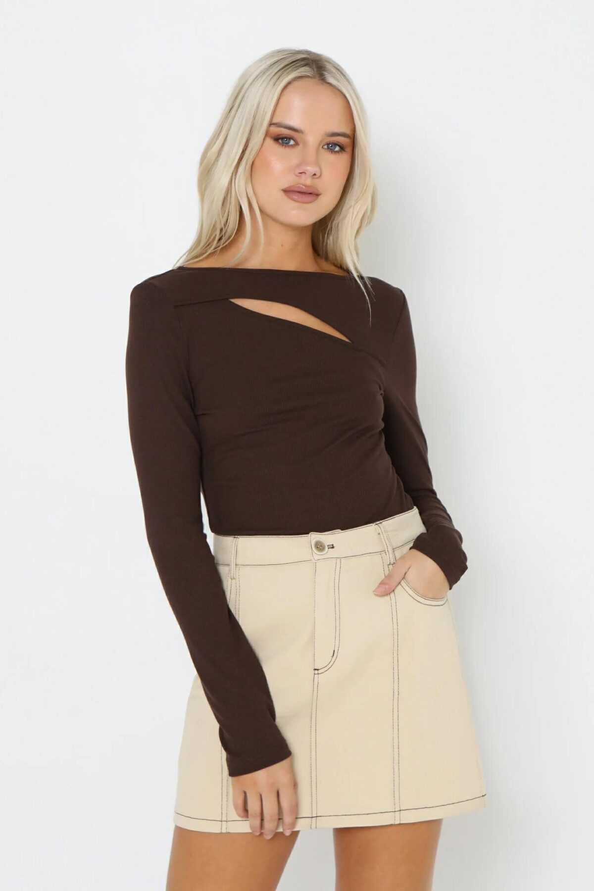 Lost in Lunar Poppy Rib Top