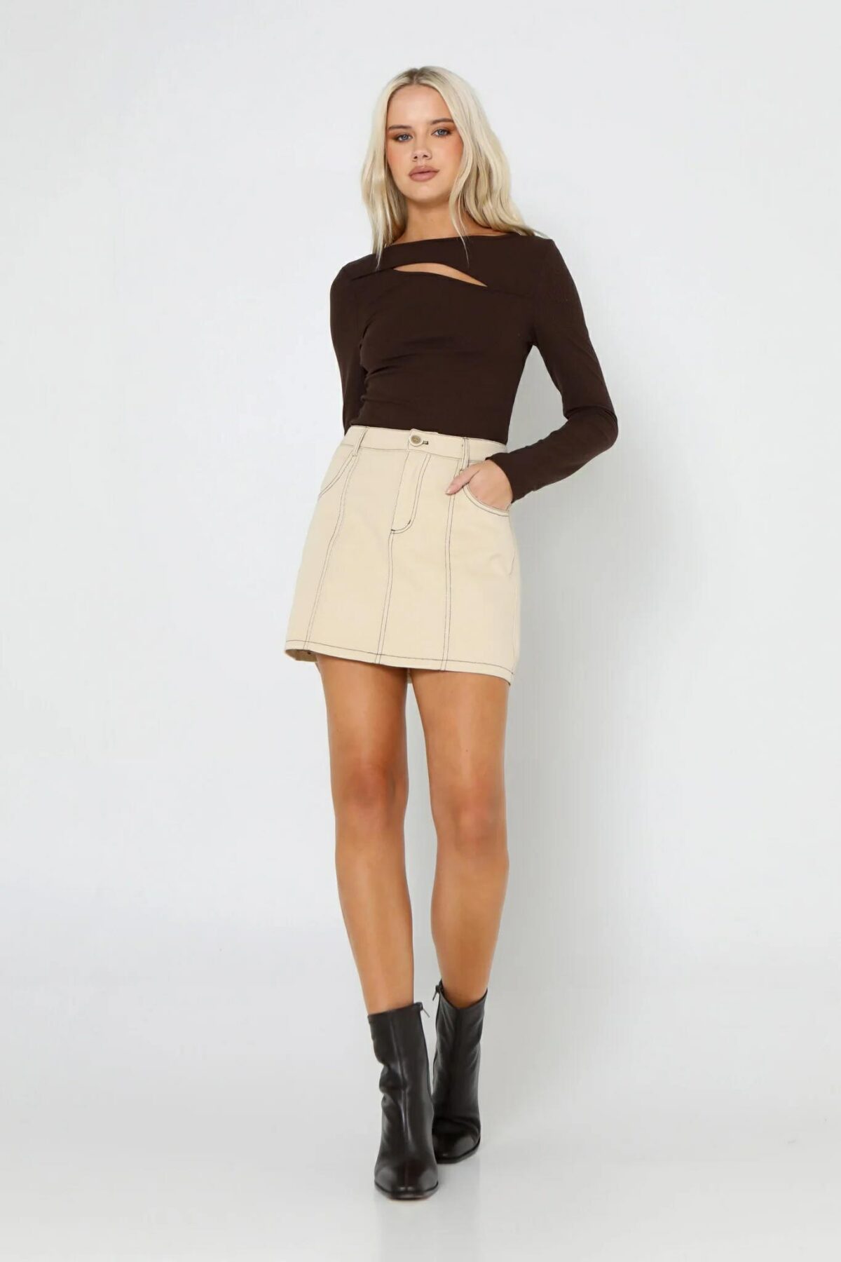 Lost in Lunar Poppy Rib Top