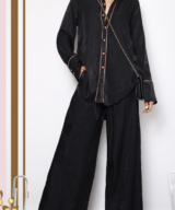 White Sandstorm Kendall Pant With Belt
