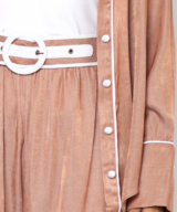 White Sandstorm Kendall Pant With Belt