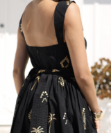 Mia Milani Khalani Mini Dress W/Belt