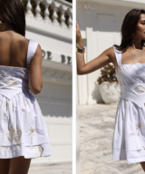 Mia Milani Khalani Mini Dress W/Belt