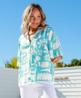 Label of Love Vienna Linen B/Up Top