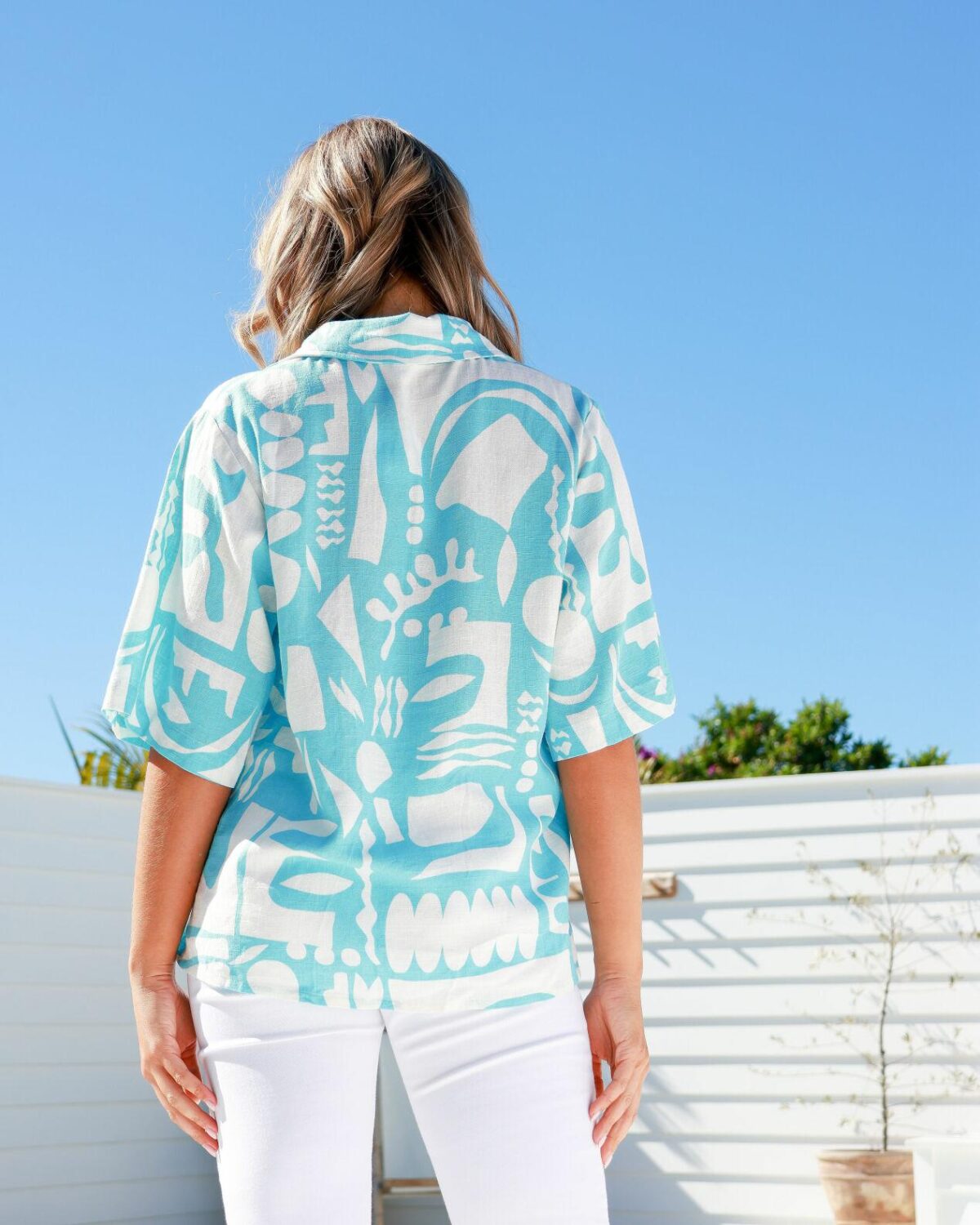Label of Love Vienna Linen B/Up Top