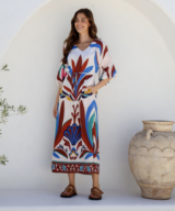 Label of Love Adelaide Puff Slv Maxi Dr
