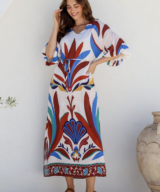 Label of Love Adelaide Puff Slv Maxi Dr