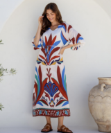Label of Love Adelaide Puff Slv Maxi Dr