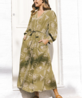 Label of Love Amina L/S Maxi Dress