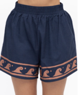 Label of Love Sun Print Short
