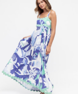 Label of Love Nyssa Wave Trim Maxi Dres