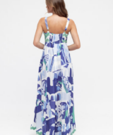 Label of Love Nyssa Wave Trim Maxi Dres