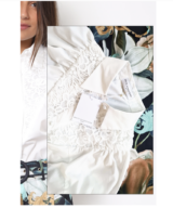 White Sandstorm Lena Ls Top