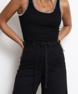 White Sandstorm Leia Stitch Singlet