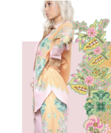 White Sandstorm Gia Ls Top