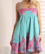 White Sandstorm Casa Del Sol Mini Dress