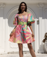 Mia Milani Rio Ss Mini Dress