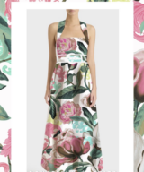 White Sandstorm Donatella Midi Dress