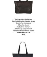 Gabee Genine Lth Tote Bag