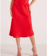 Minkpink Sonia Bias Slip Midi Skir
