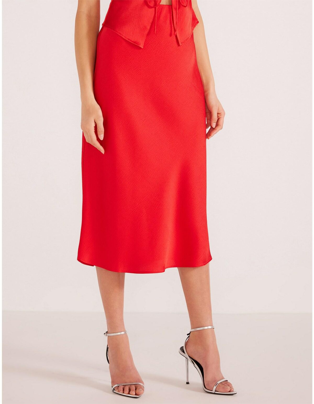 Minkpink Sonia Bias Slip Midi Skir