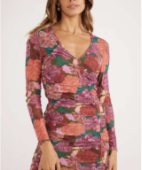 Minkpink Zora Ruched Mini Dress