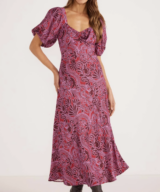 Minkpink Chiara Puff Slv Midi Dres