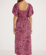 Minkpink Chiara Puff Slv Midi Dres