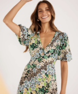 Minkpink Lenora Keyhole Midi Dress