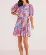 Minkpink Belle Puff Slv Mini Dress