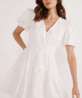 Minkpink Neve Puff Slv Mini Dress