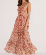 Minkpink Amelia Tiered Midi Dress