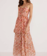 Minkpink Amelia Tiered Midi Dress