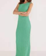 Minkpink Lori Rib Knit Midi Dress