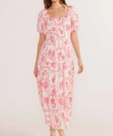 Minkpink Bria Puff Slv Midi Dress