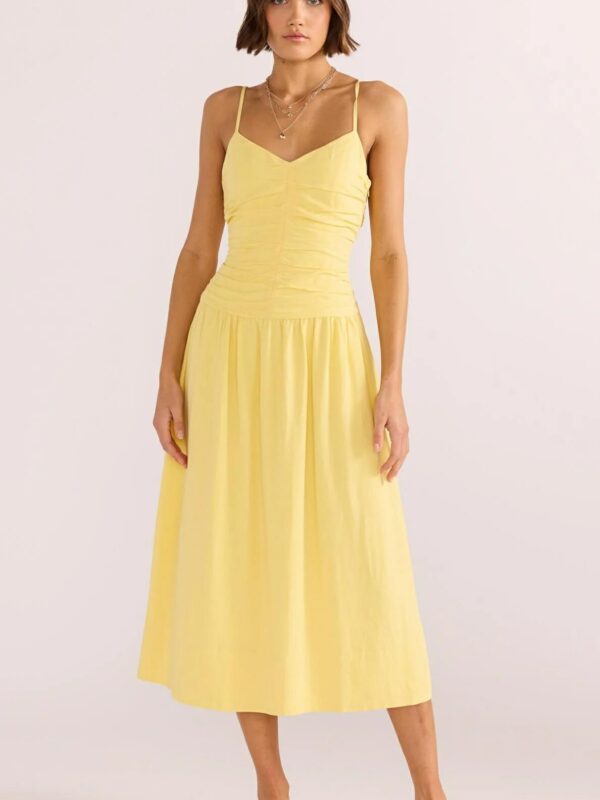 Minkpink Ophelia Ruched Midi Dress