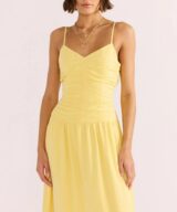 Minkpink Ophelia Ruched Midi Dress