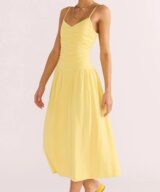 Minkpink Ophelia Ruched Midi Dress