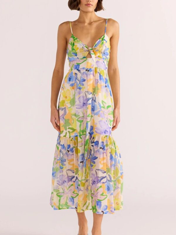 Minkpink Fable Tie Midi Dress