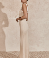 Mon Renn Outline Knit Midi Dress