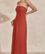 Mon Renn Celine Strapless Dress