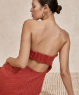 Mon Renn Celine Strapless Dress