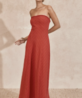 Mon Renn Celine Strapless Dress