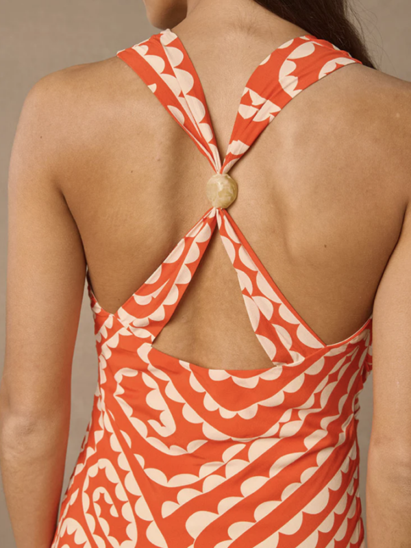 Mon Renn Tempo Print Maxi Dress