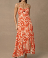 Mon Renn Tempo Print Midi Dress