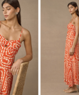 Mon Renn Tempo Print Midi Dress