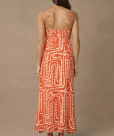 Mon Renn Tempo Print Midi Dress