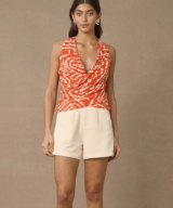 Mon Renn Tempo Print Top